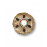 Round Plate - Light Brown